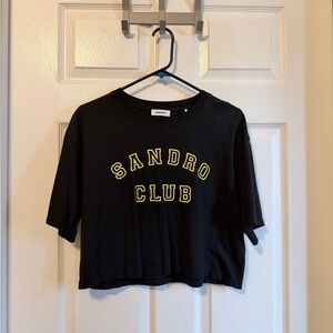 Sandro Women’s Black T-Shirt